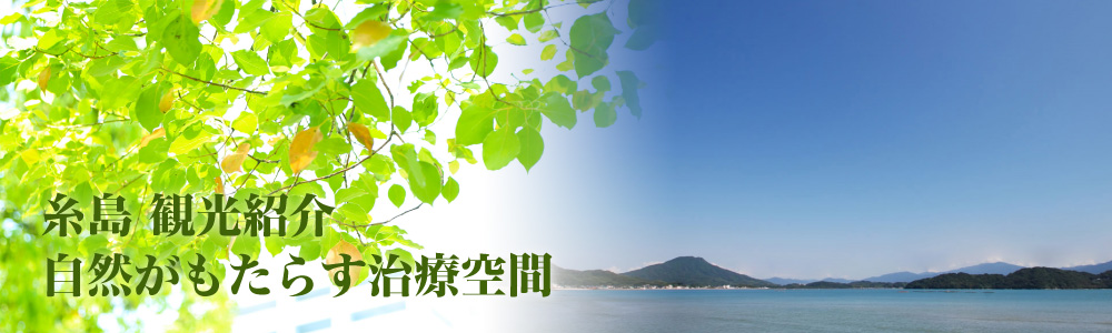 糸島観光紹介　自然がもたらす治療空間